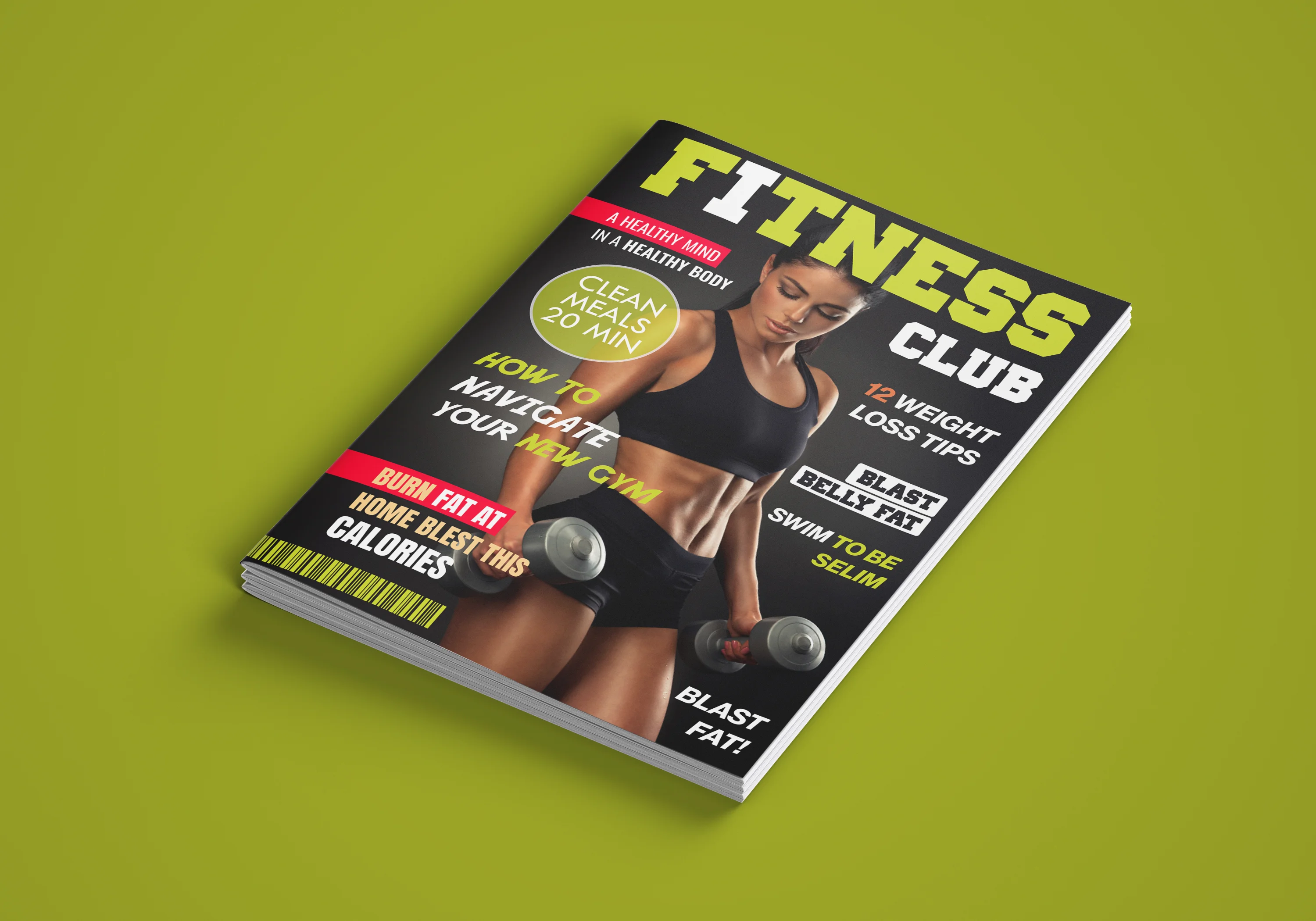 Fitness Club Brochure Design