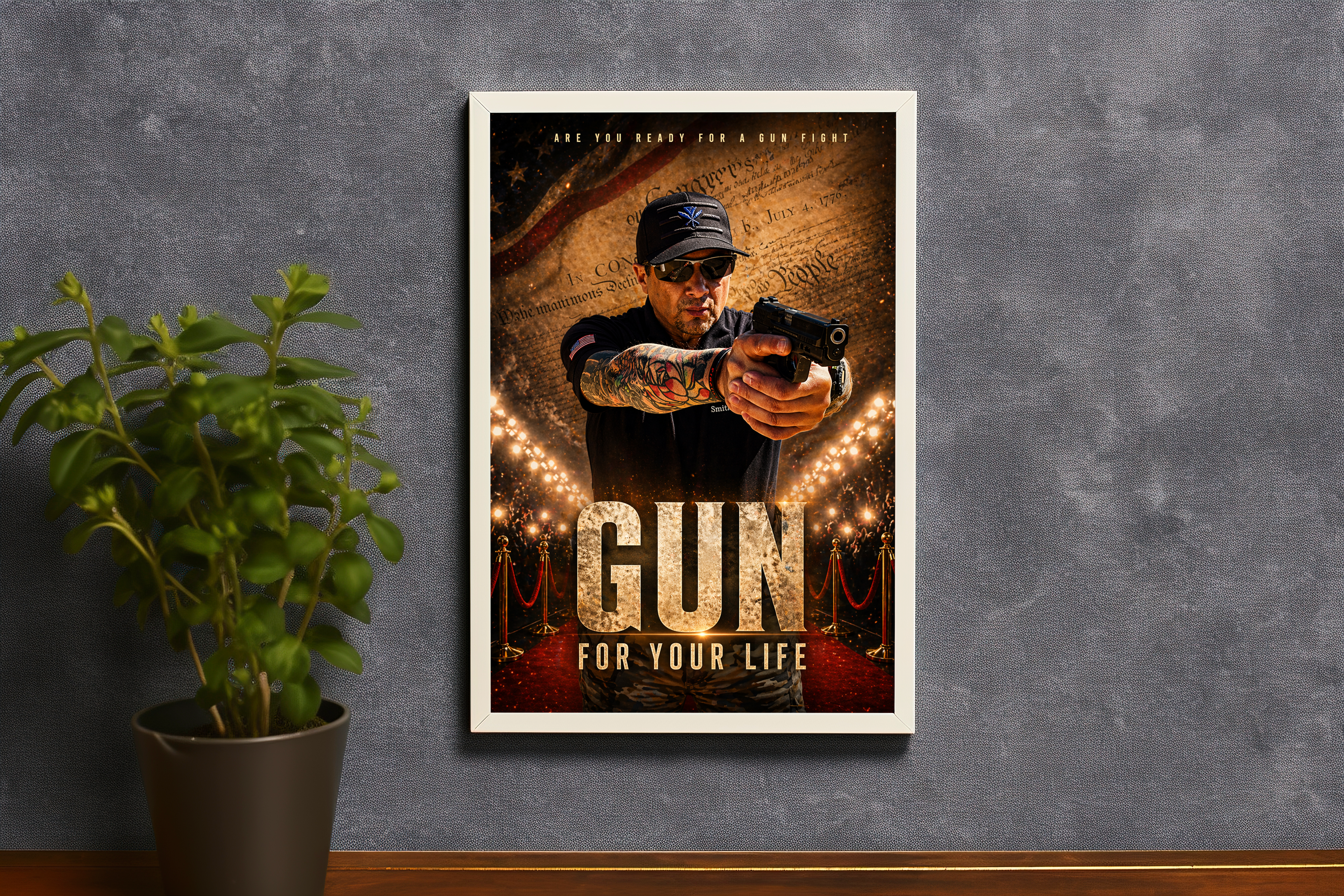 Gun for Your Life Poster Design