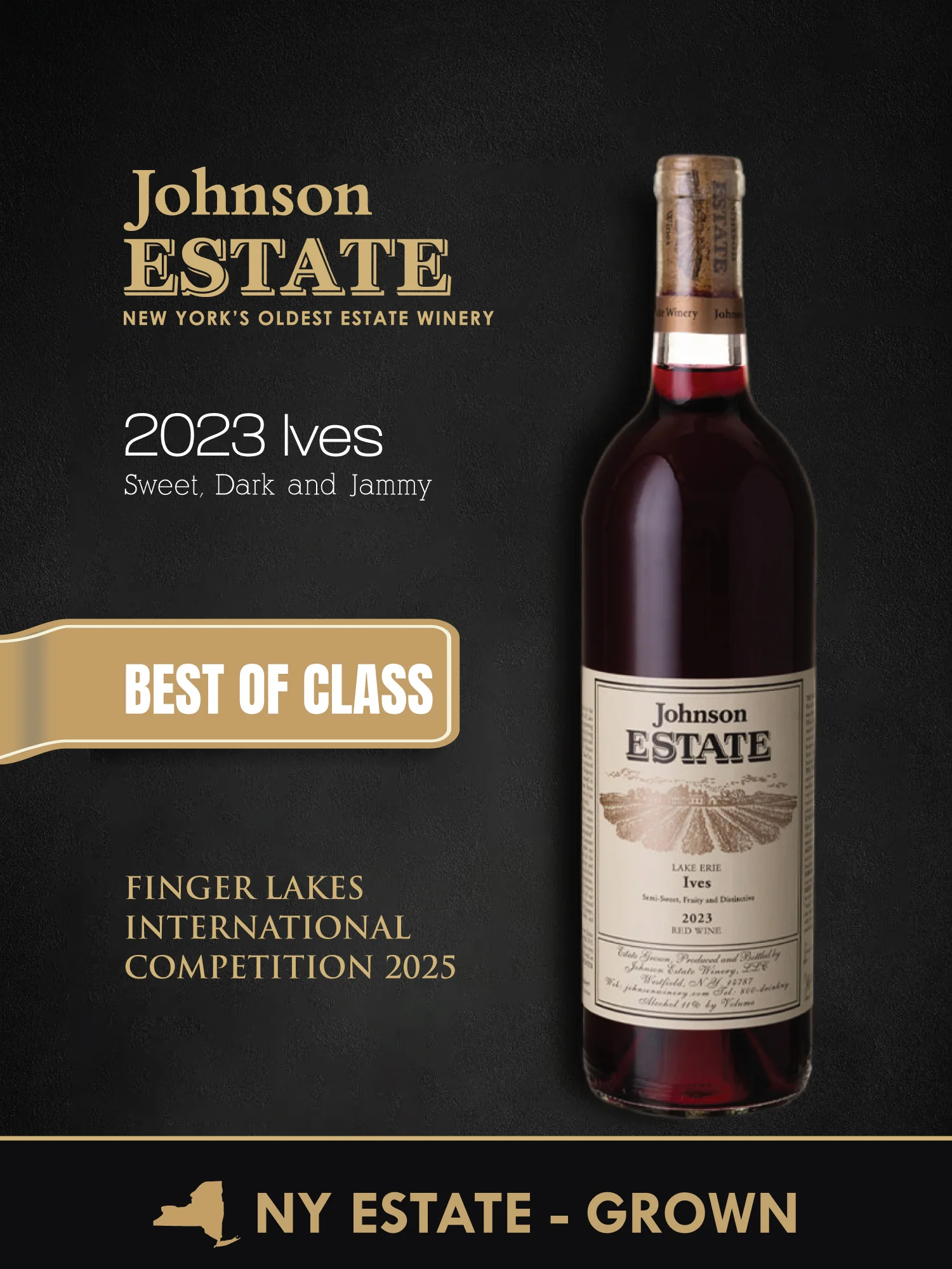 Johnson Estate Wine Social Media Post Design