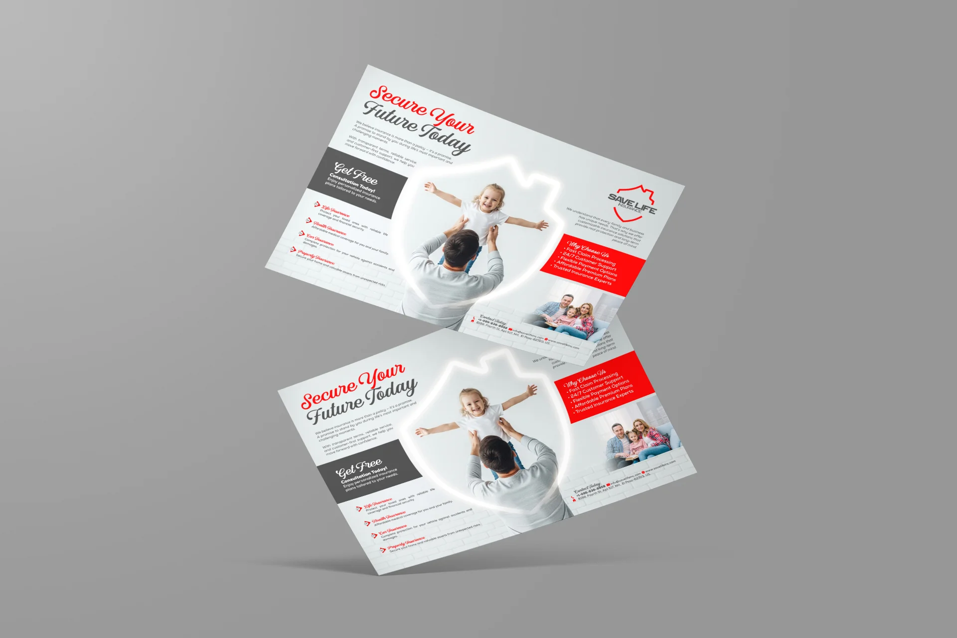 Life Insurance Social Media Post Design