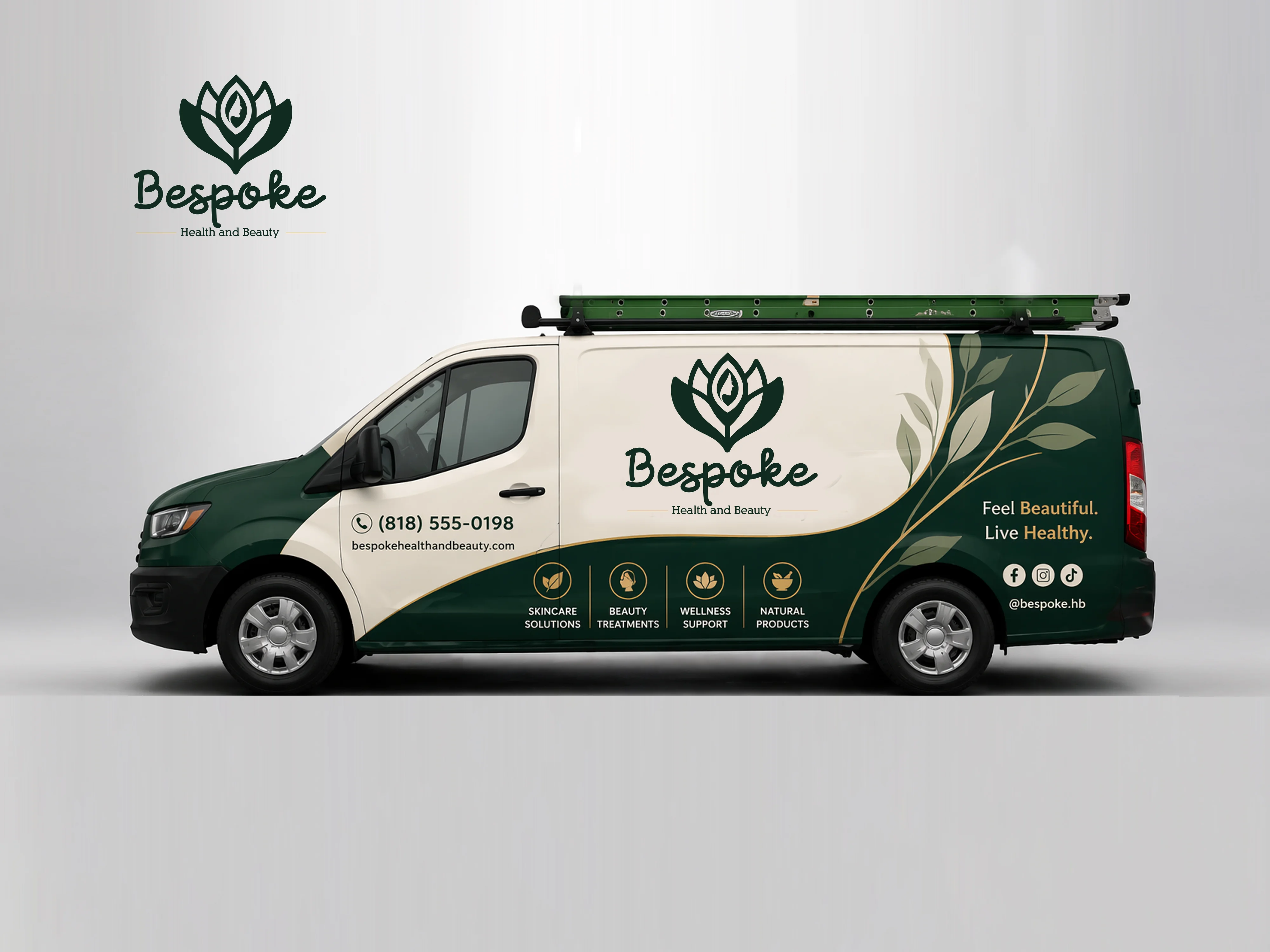 Full Car Wrap Design for Bespoke Health & Beauty Service