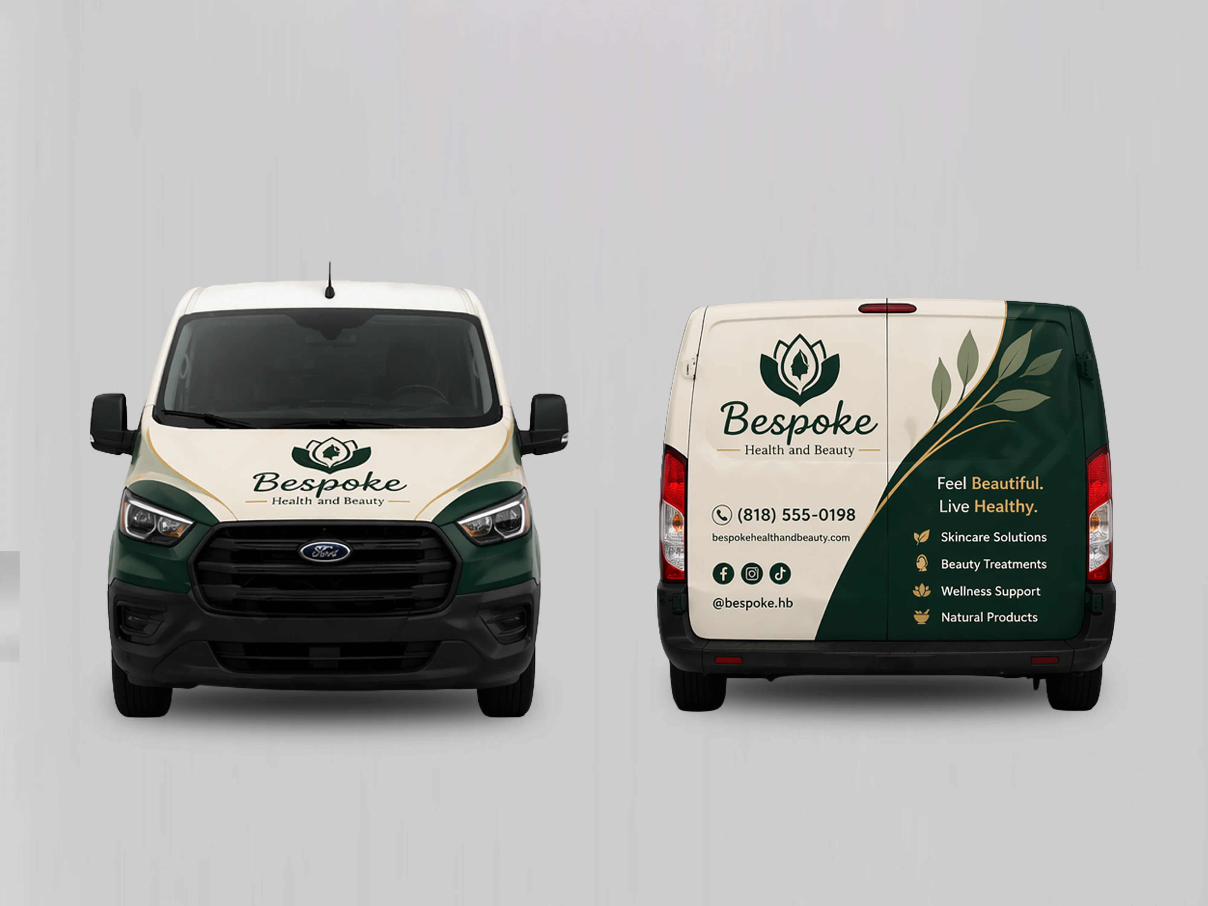 Full Car Wrap Design for Bespoke Health & Beauty Service