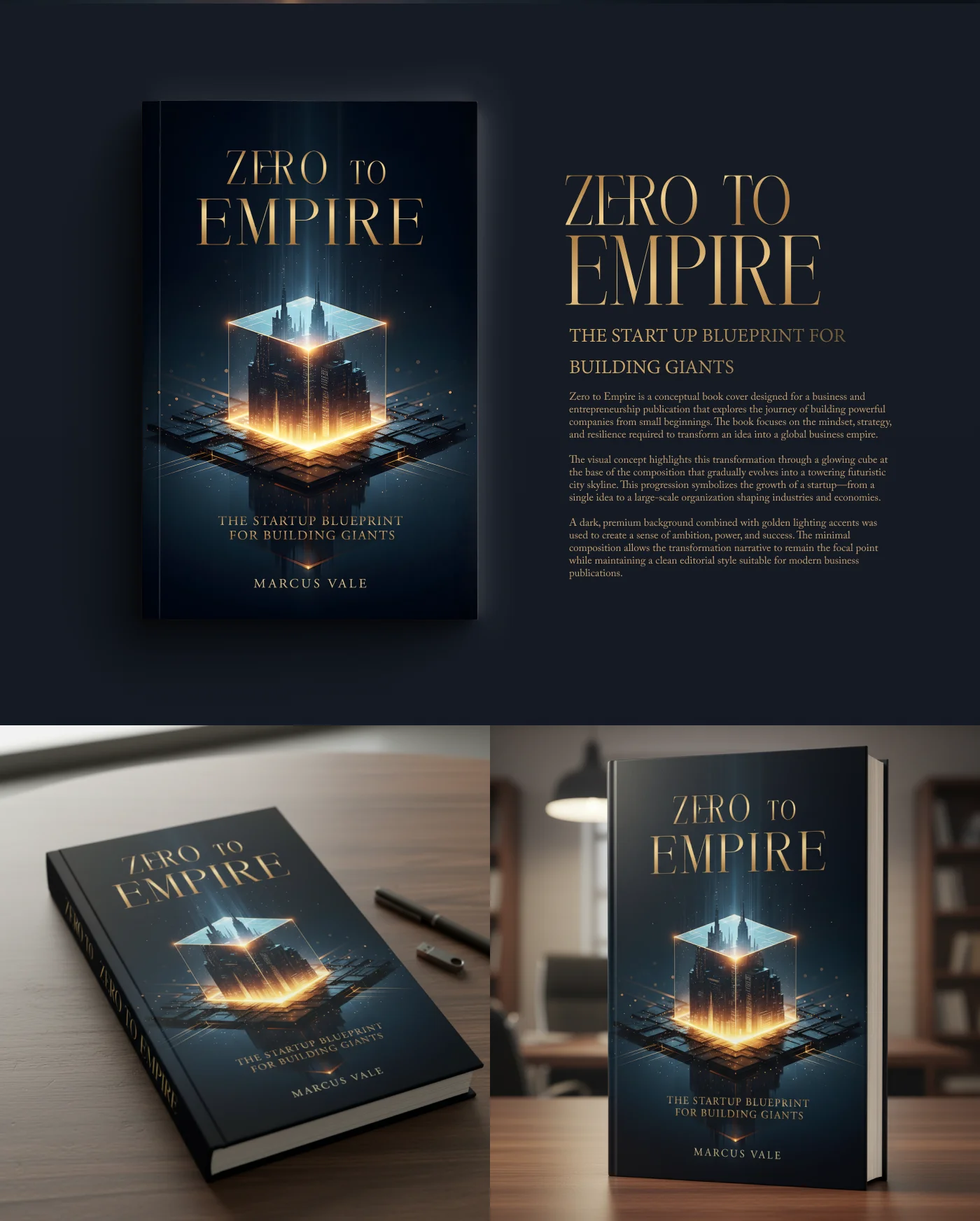 Book Cover Design for Zero to Empire