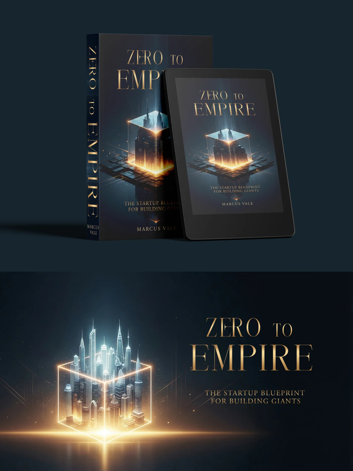 Book Cover Design for Zero to Empire