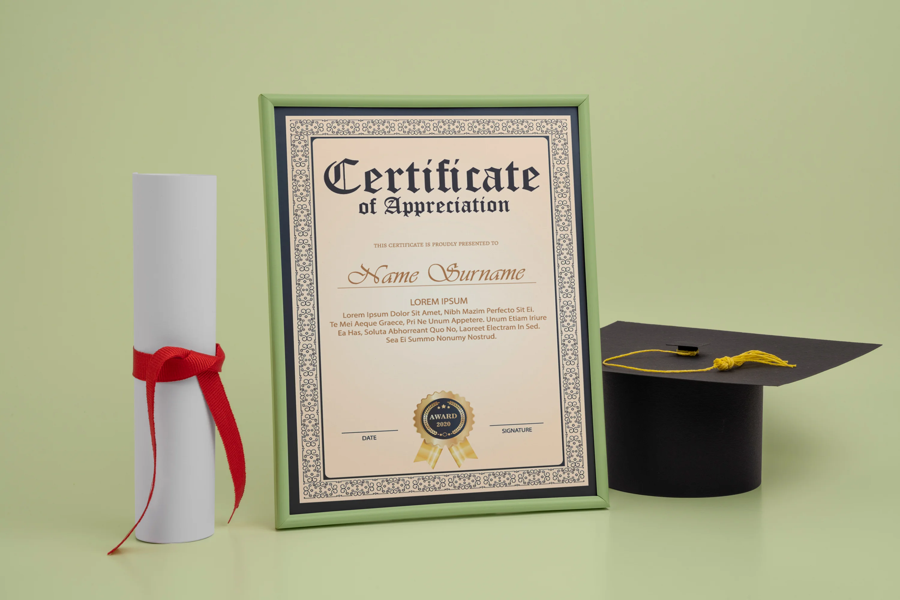 Certificate of Appreciation Design