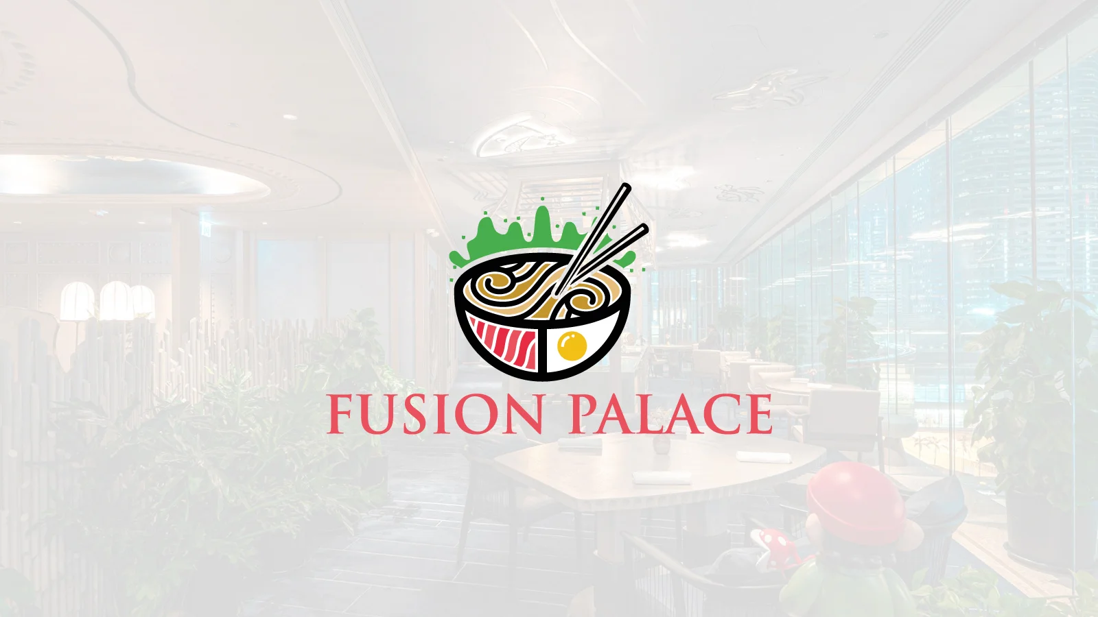 Fusion Place Restaurant Logo Design