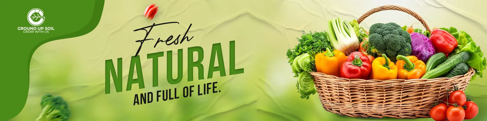 LinkedIn Header Design for Ground Up Soil – Grow With Us