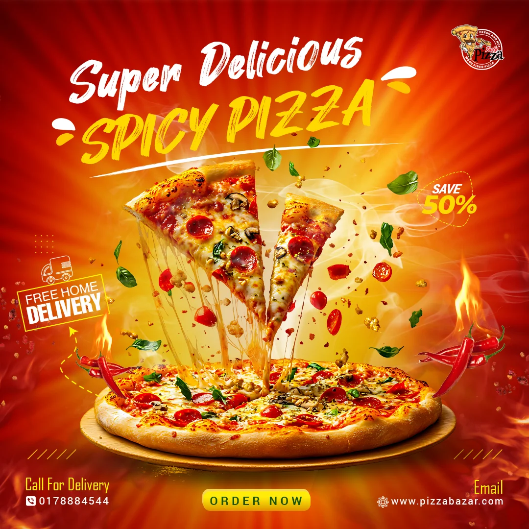 Pizza Offer Social Media Post Design