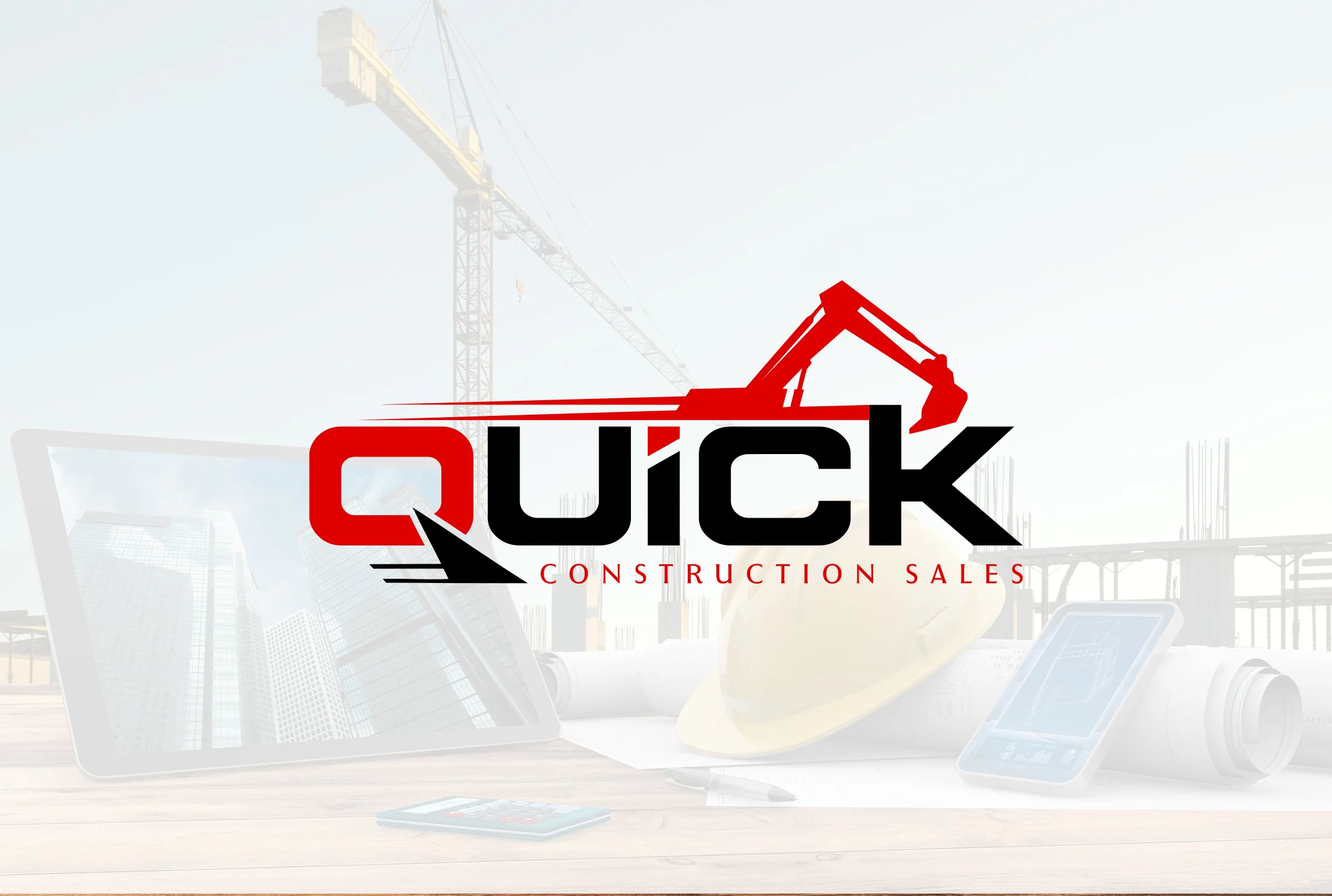 Quick Construction Company Logo Design
