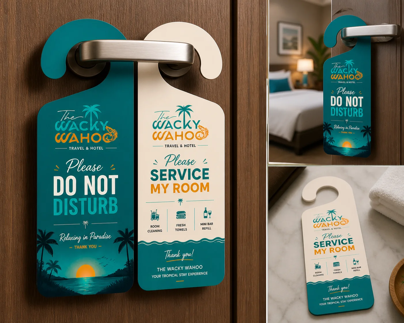 Hotel Door Hanger Design – Do Not Disturb Service