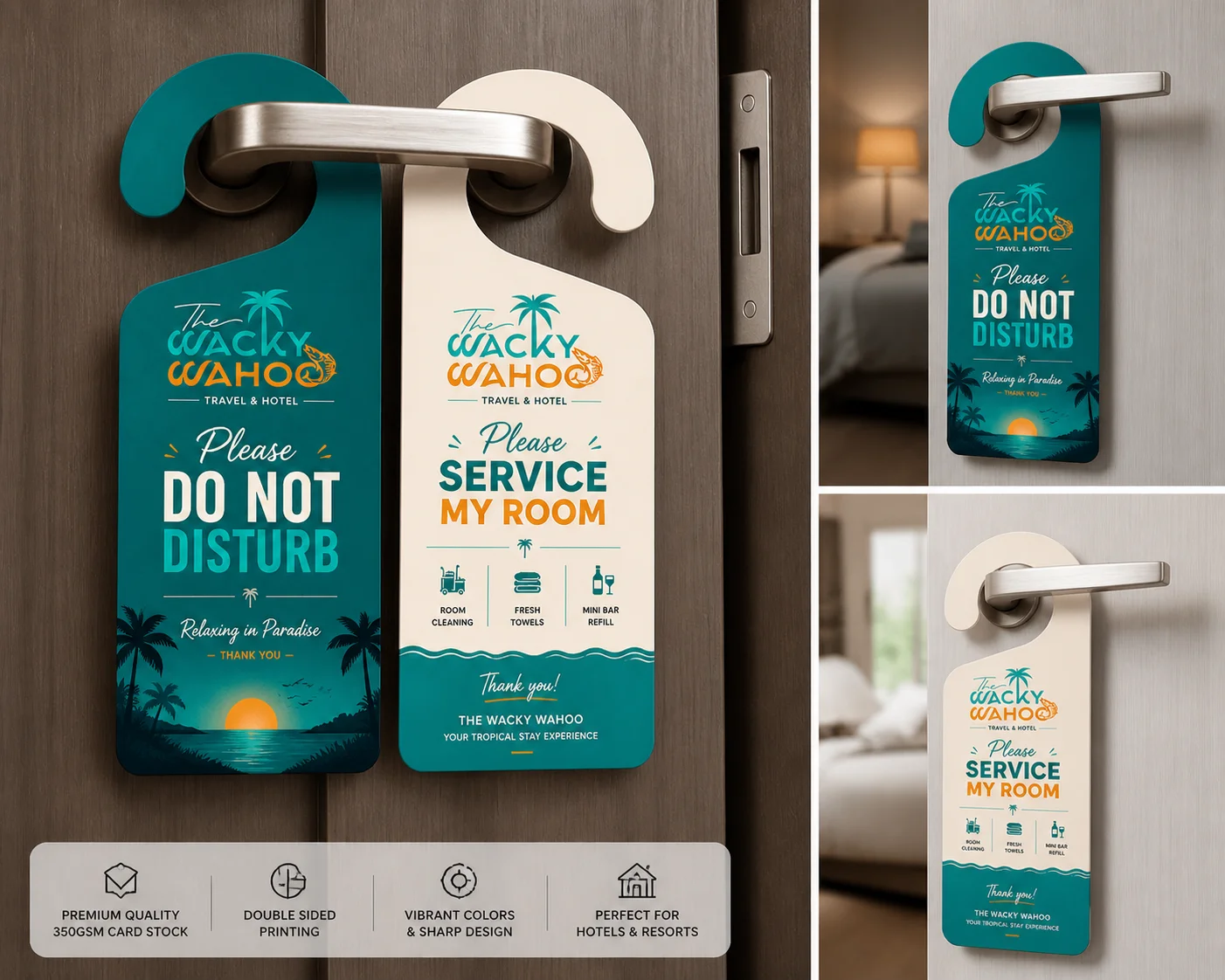 Hotel Door Hanger Design – Do Not Disturb Service