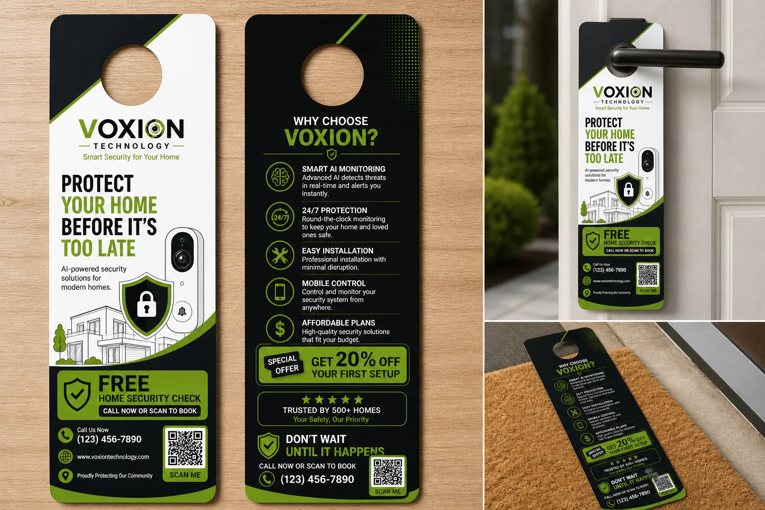 Door Hanger Design for Voxion Technology