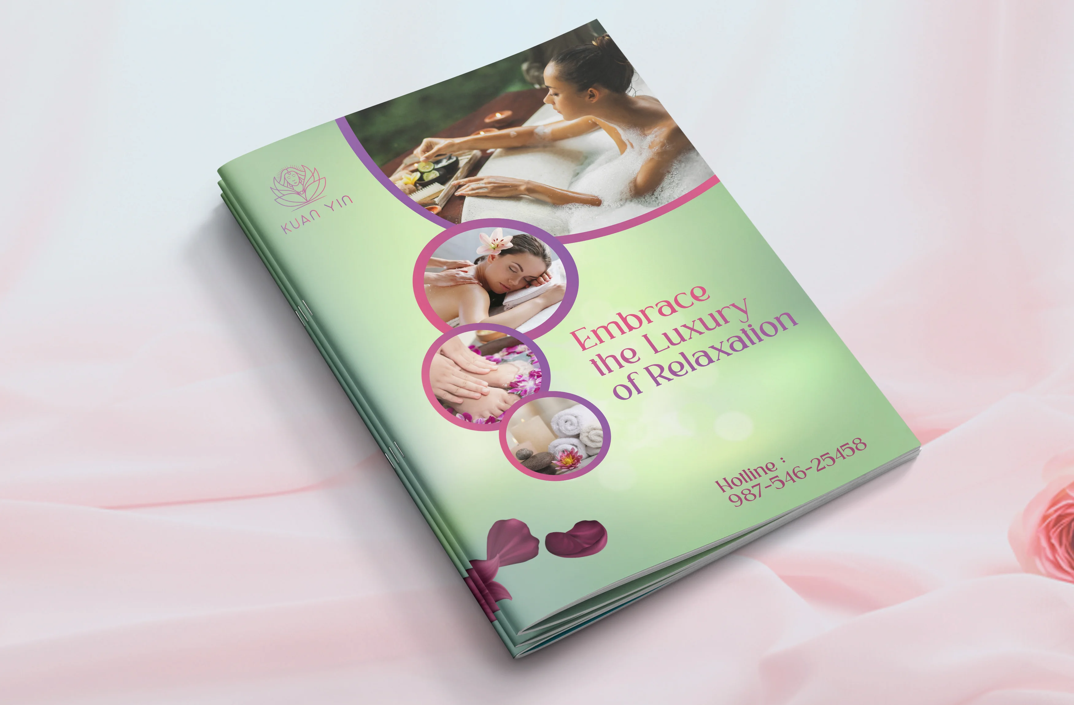 Luxury Spa Center Brochure Design