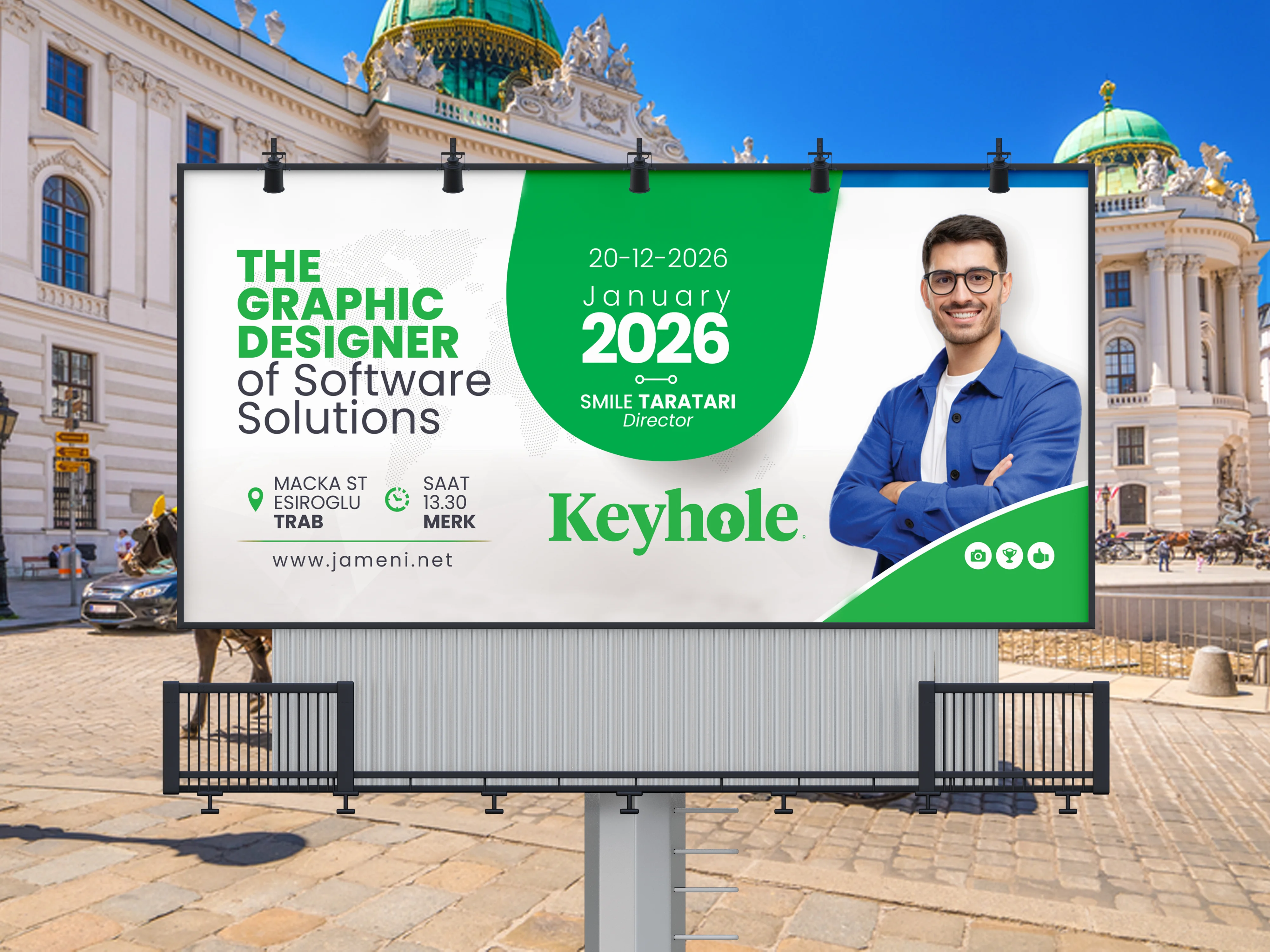 Billboard Design for Keyhole Software Solutions Seminar