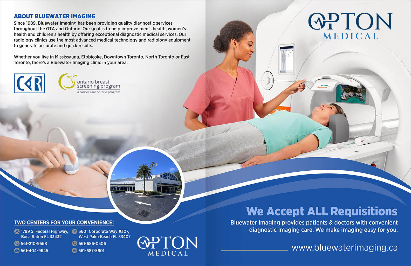 Option Medical Bi-Fold Brochure Design