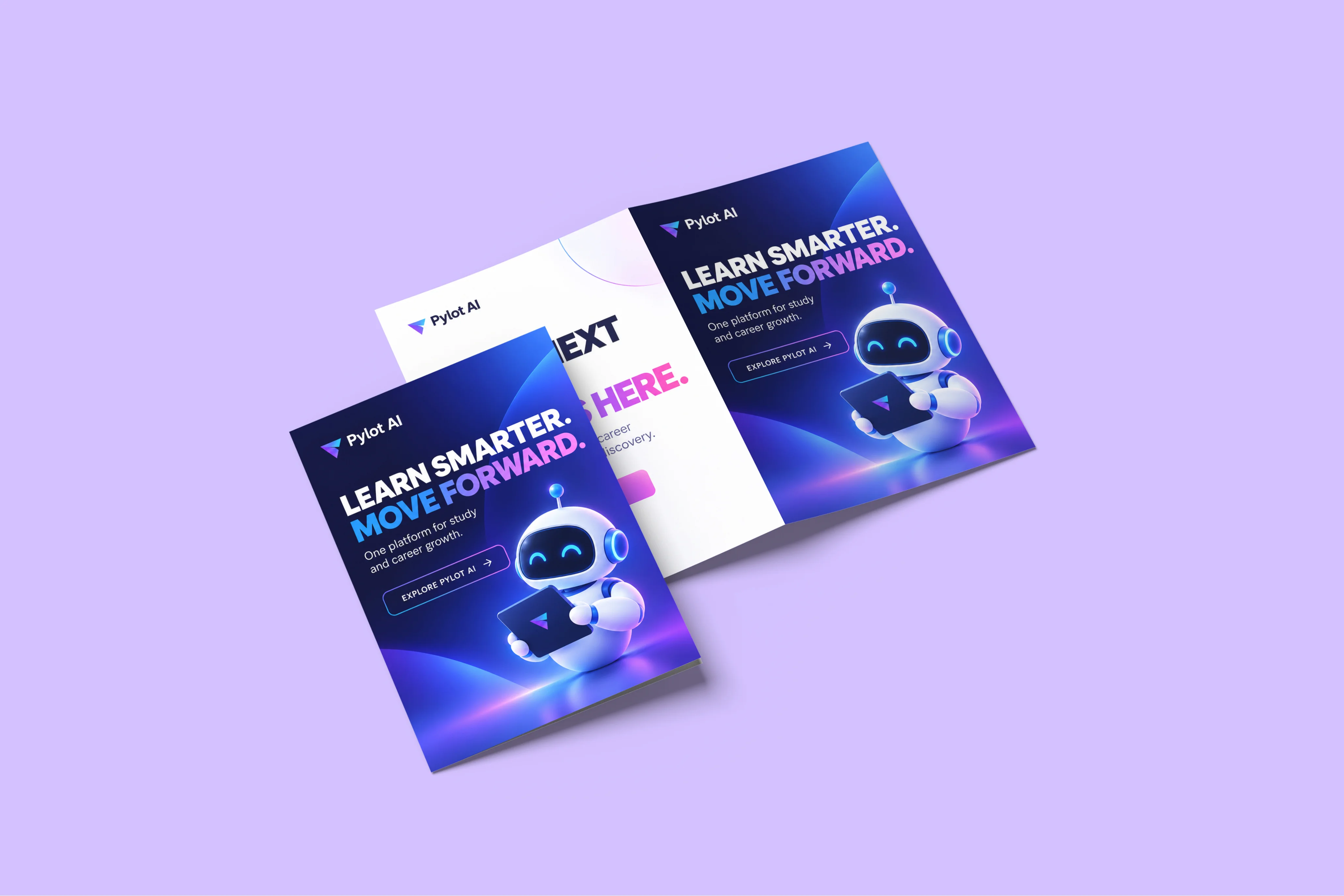 Pylot AI – Tech Startup Bi-Fold Brochure