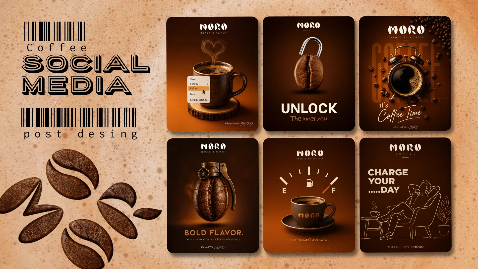 Modern Coffee Social Media Ads | Moro Coffee