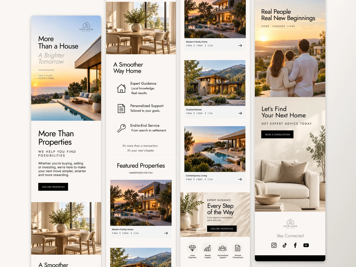 Horizon Real Estate — Email Template Design